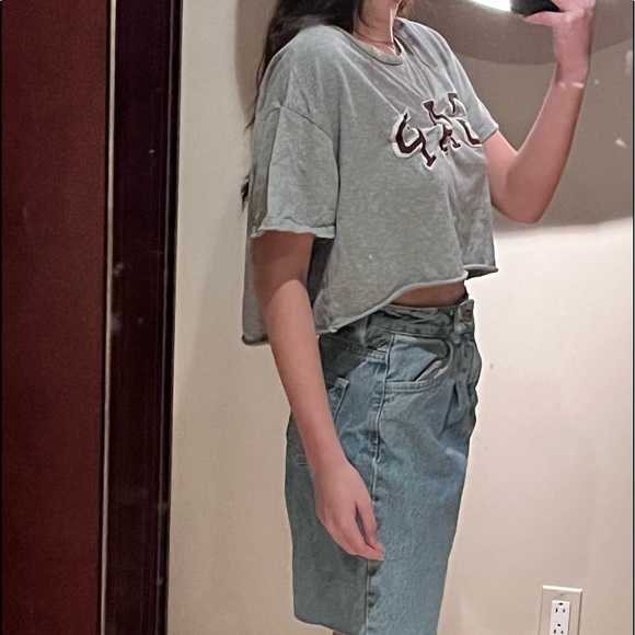 Vintage gap cropped tee embroidered - Picture 2 of 4